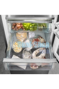 Холодильник Liebherr Комбинация XRFsf 5245-22 001(SFNsfd 5247-22 001 + SRBsfc 5220-22 001) серебристый двухкамерный 377/262л морозилка сбоку, Side by Side