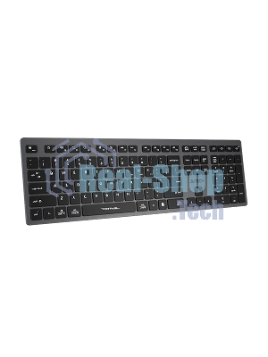 Клавиатура беспроводная A4Tech Fstyler FBX50C, USB, Bluetooth/Радиоканал, серый
