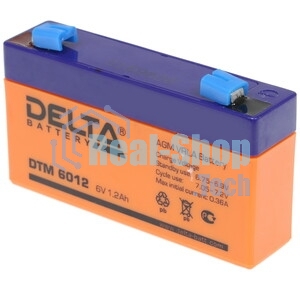 Батарея Delta DTM 6012 (1.2 А\ч, 6В) свинцово- кислотный аккумулятор
