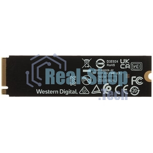 Накопитель SSD Western Digital WD Blue SN5000, 1Tb, PCIe 4.0 x4, M.2 2280, NVMe, R/W 5150/4900