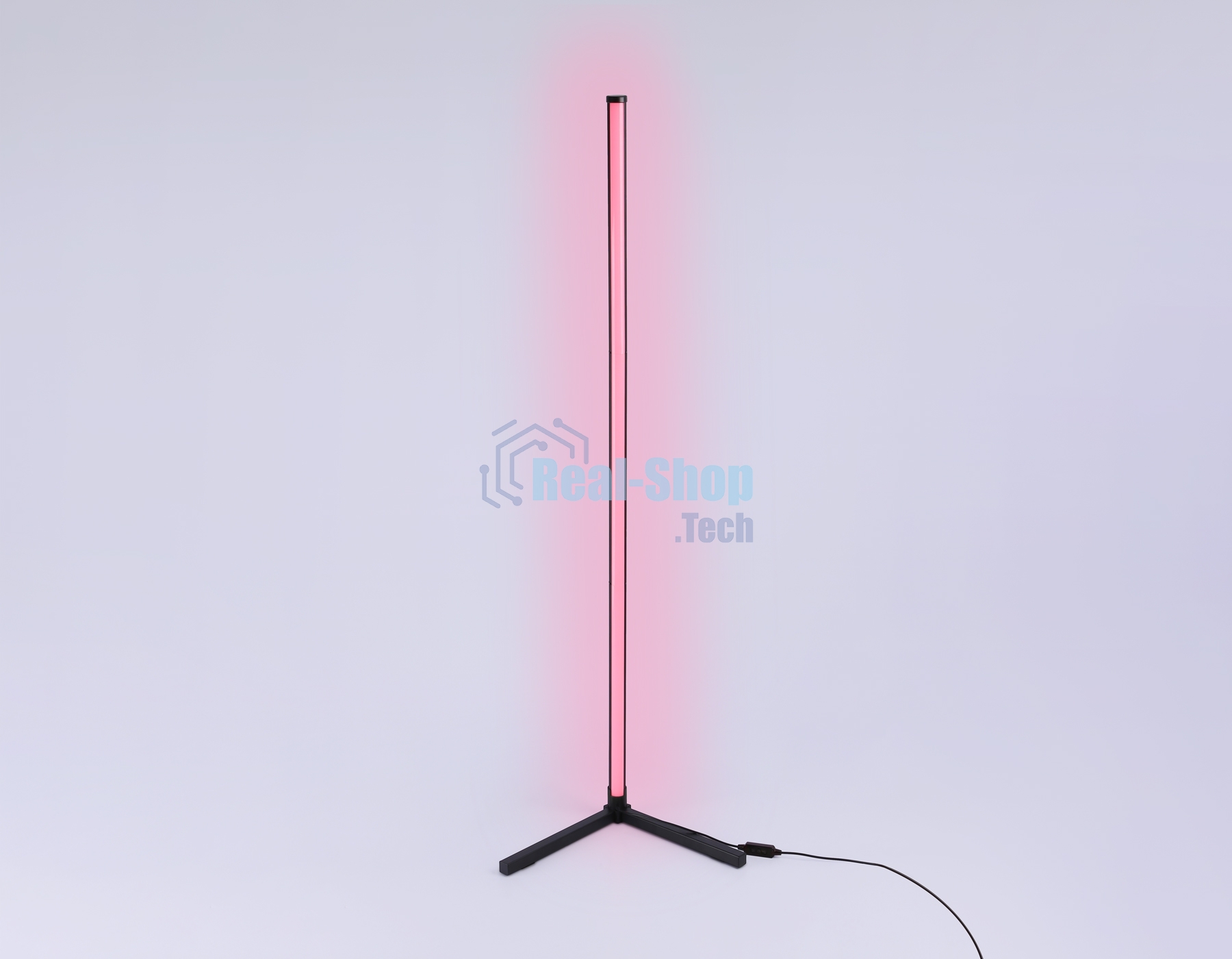 Светильник Ambrella light FL8022 BK черный LED 15W RGB D32*1250 (ПДУ РАДИО 2.4G)