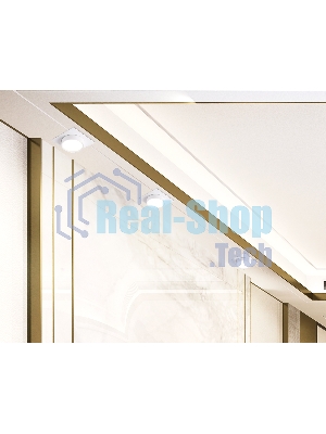 Светильник встраиваемый Ambrella light TN6737 WH белый IP44 GX53 110*110*57