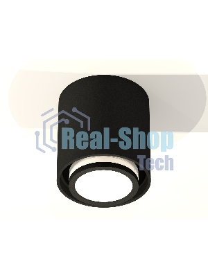 Светильник Ambrella Light XS7723015 SBK/FR черный песок/белый матовый MR16 GU5.3 (C7723, N7165)