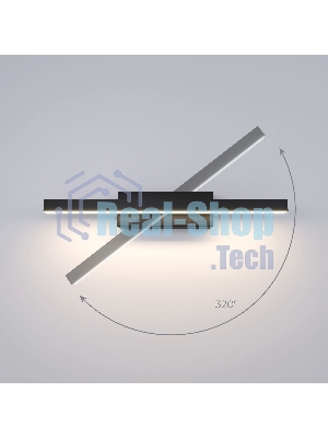 40121/LED/Светильник настенный светодиодный Rino черный