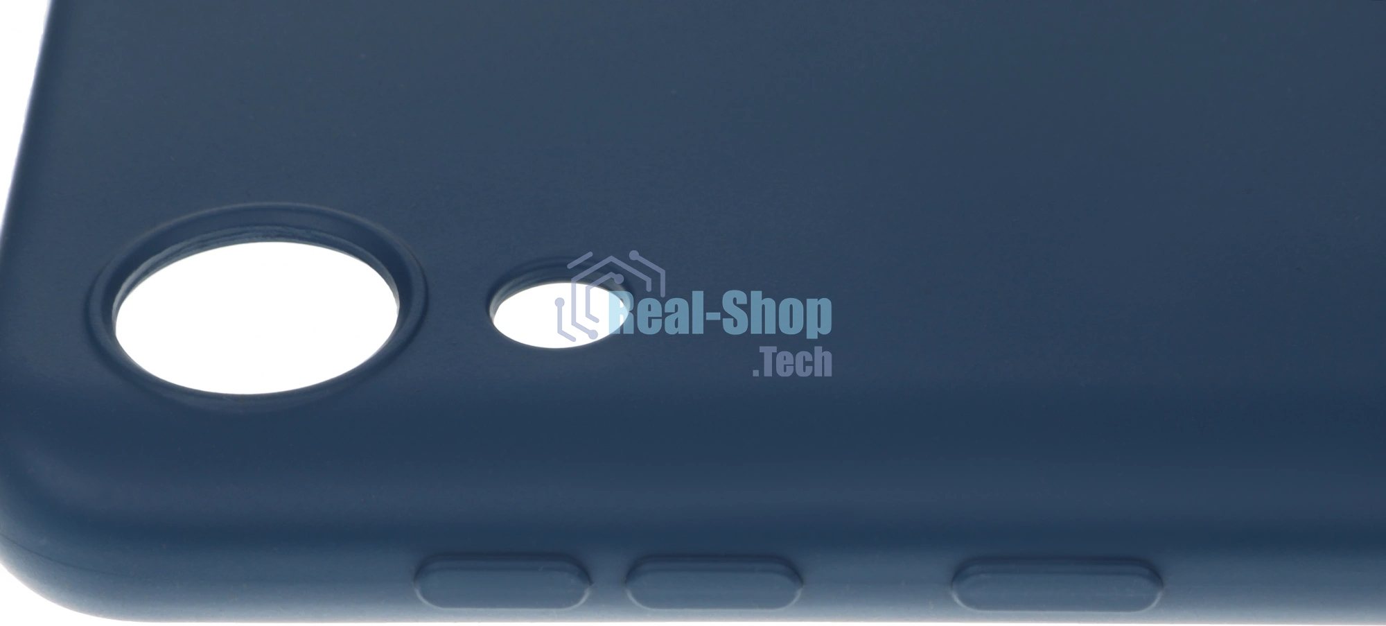 Чехол (клип-кейс) BoraSCO Microfiber Case для Samsung Galaxy A03 Core синий
