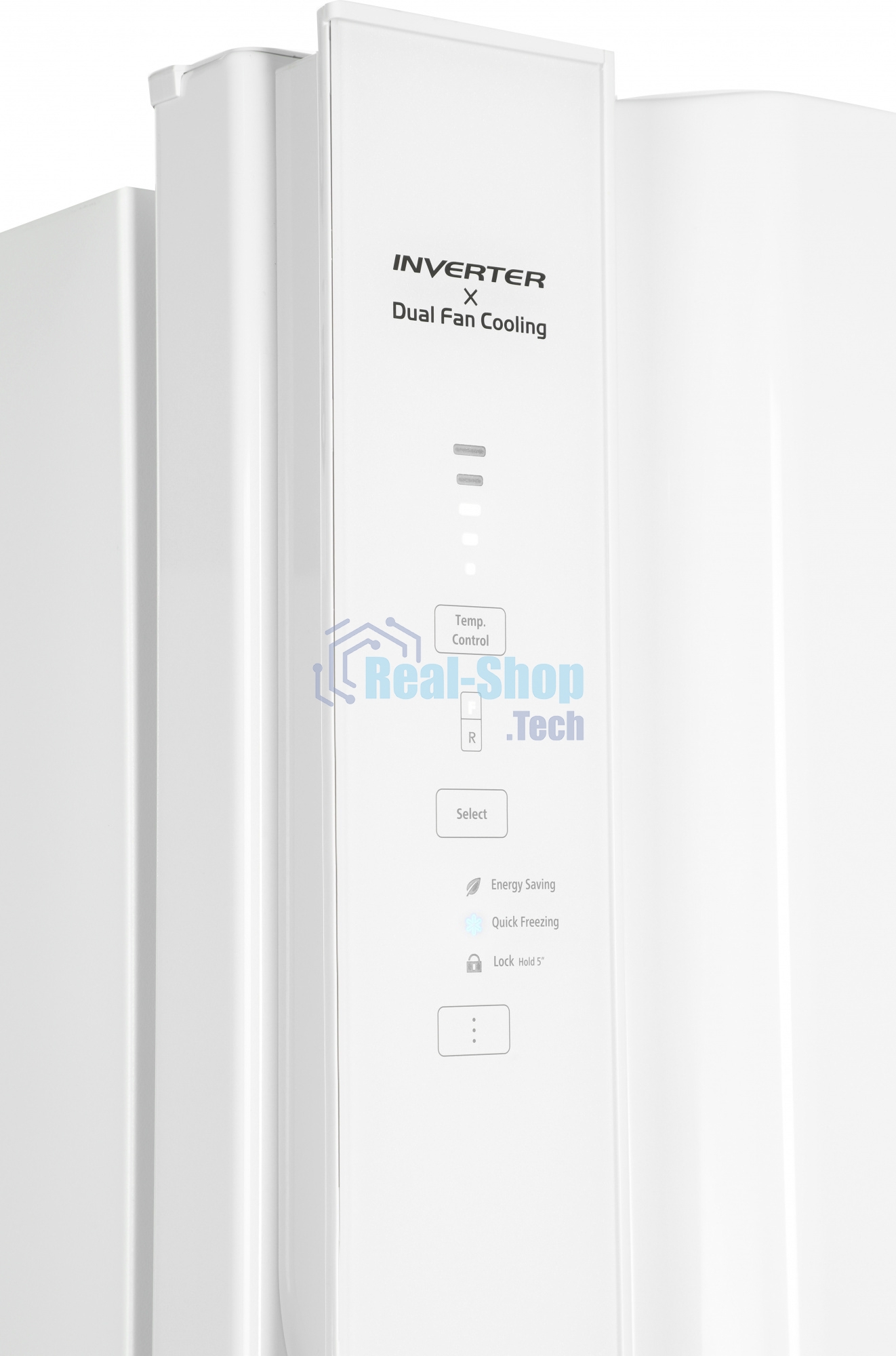 Холодильник Hitachi R-V660PUC7-1 PWH белый двухкамерный инвертер 405/145л морозилка сверху