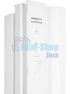 Холодильник Hitachi R-V660PUC7-1 PWH белый двухкамерный инвертер 405/145л морозилка сверху