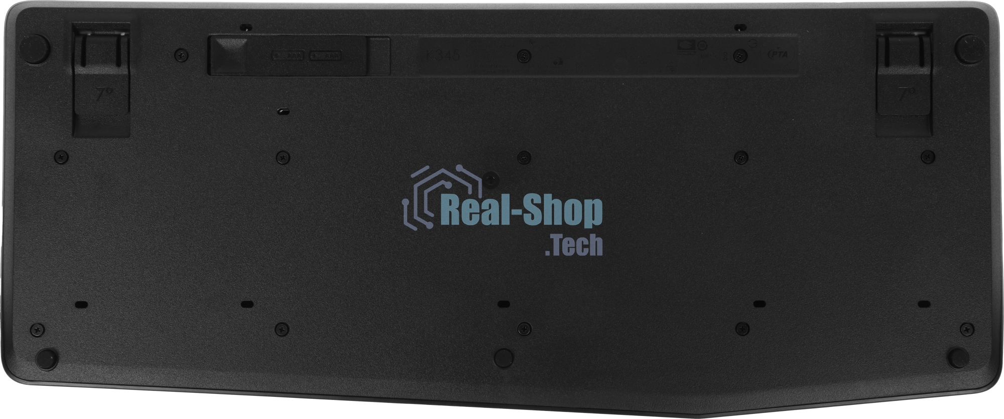 Комплект клавиатура+мышь Logitech MK345 беспроводной, USB, 1000 DPI, чёрный/серый