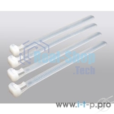 Стяжка нейлоновая Hyperline GTR-200STC открывающаяся, безгалогенная (halogen free), 200x4.8 мм (100 шт)