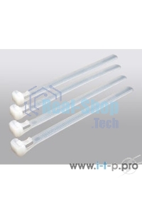 Стяжка нейлоновая Hyperline GTR-200STC открывающаяся, безгалогенная (halogen free), 200x4.8 мм (100 шт)