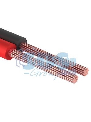 Кабель акустический Rexant 2х0,75 м м², красно-черный, мини-бухта 20 м