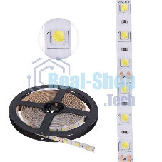 Лента светодиодная 3 м 12 В 5050 6500 К IP65 60 LED/м для БП с клеммами LAMPER