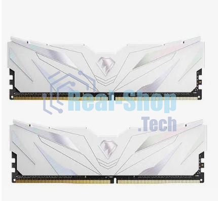 Оперативная память NETAC, DDR4, 32GB (2x16GB), 3200MHz, CL16, DIMM, с радиаторами, белый