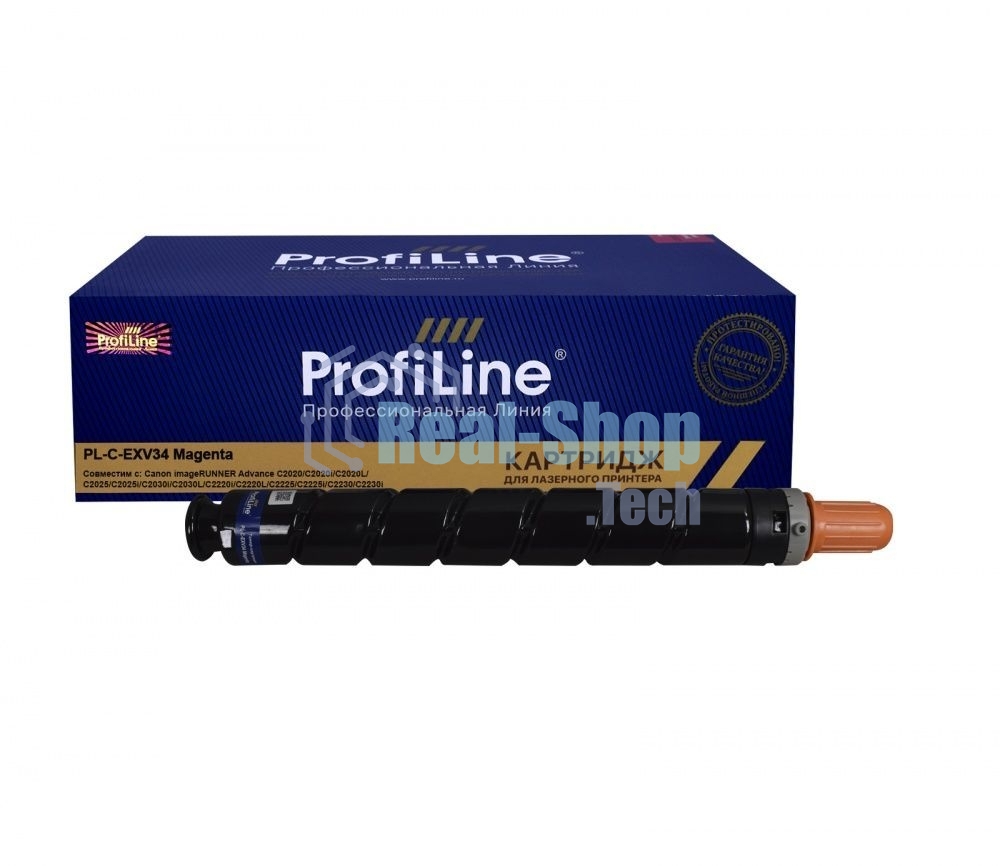Картридж ProfiLine PL-C-EXV34 для принтеров Canon imageRUNNER Advance C2020/C2020i/C2020L/C2025/C2025i/C2030i/C2030L/C2220i/C2220L/C2225/C2225i/C2230/C2230i Magenta 19000 копий
