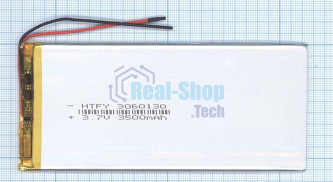 Портативный аккумулятор Li-Pol (батарея) 3*60*130мм 2pin 3.7V/3500mAh