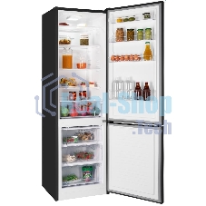 Холодильник Nordfrost NRB 134 B черный двухкамерный 238/100л морозилка снизу, капельная система