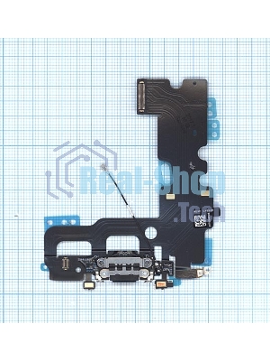 Шлейф разъема питания для iPhone 7 черный