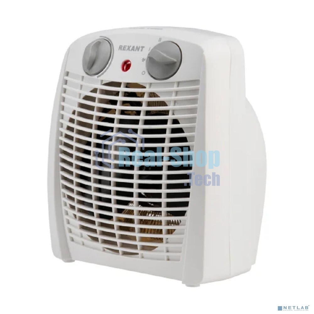 Тепловентилятор Rexant 60-0033, белый, 2000 Вт, 20 м2, термостат
