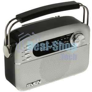 Радиоприемник белый SVEN SRP-505 (4 Вт, FM/AM/SW, USB, SD/microSD, Bluetooth, 1200 мАч)
