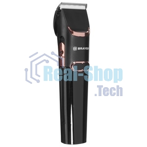 Машинка для стрижки BRAYER BR3401, LED-дисплей, 4 насад, турбо, титан. покр, регу. высоты лезвий
