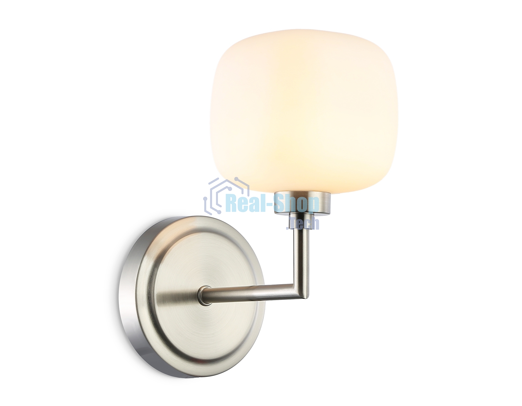 Настенный светильник Ambrella light LH53007 SN/FR сатин никель/белый матовый G9 max 40W 195*120*230