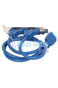 Кабель Gembird Планка в сист блок 2xUSB 3.0/20pin мат.платы (CC-USB3-RECEPTACLE)