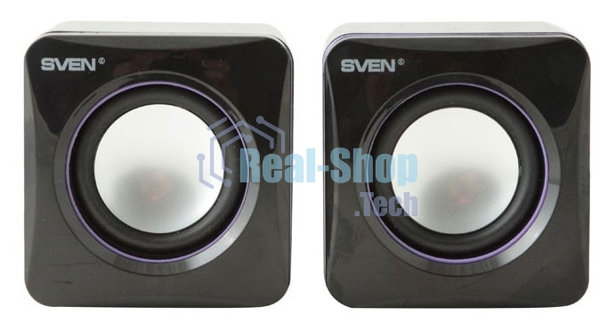 Акустическая система Sven 315 2.0 черный 5Вт