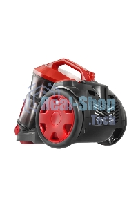 Пылесос Centek CT-2536 черный/красный, 420/2400 Вт, уборка сухая, пылесборник контейнер 2 л