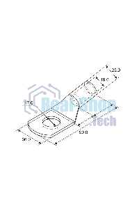 Наконечник Rexant ТМЛ 150–16–19 (150 мм²-Ø 16 мм) ГОСТ 7386-80 (в упак. 2 шт.)