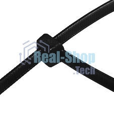 Хомут-стяжка кабельная нейлоновая PROconnect 200 x2,5 мм, черная, упаковка 100 шт.