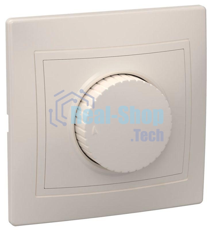 Светорегулятор поворот. СП КВАРТА IP20 ВСР10-1-0-ККм крем. ИЭК EDK10-K33-03-DM