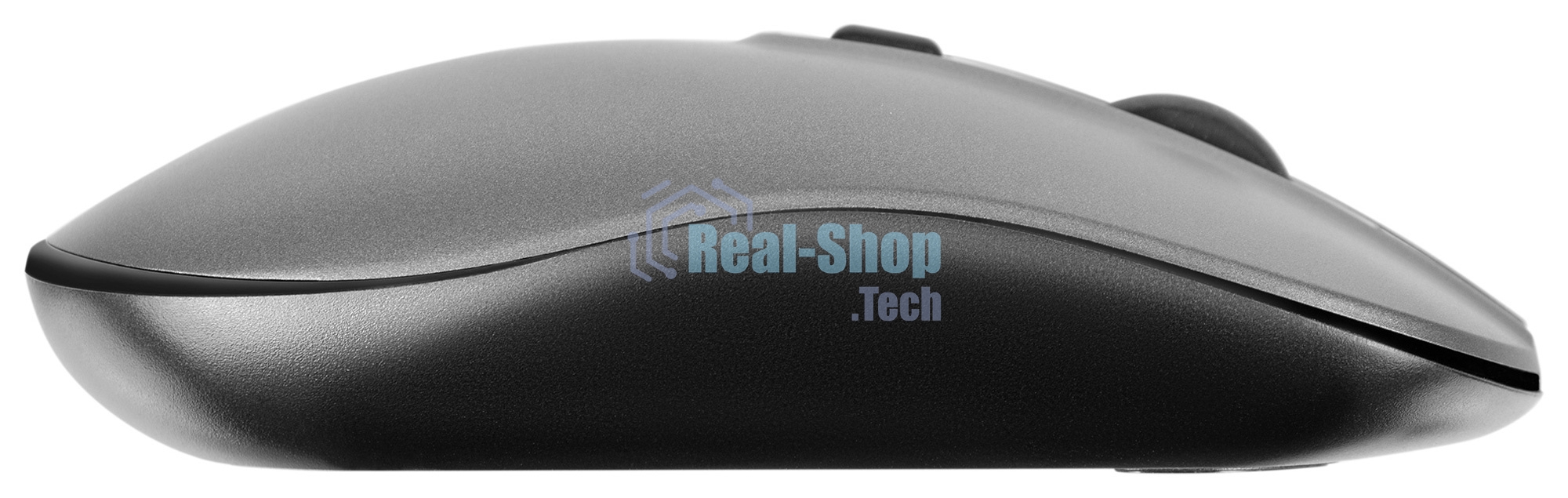 Комплект клавиатура + мышь Оклик 300M клав:серый мышь:серый/черный USB беспроводная slim