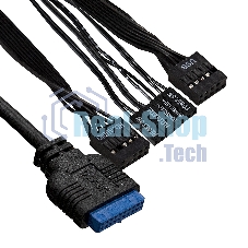 Компьютерный корпус Desktop ExeGate MI-301U-200 (mATX/mini-ITX, 1U-F200S 4см, 1хUSB+1хUSB 3.0, аудио, черный)