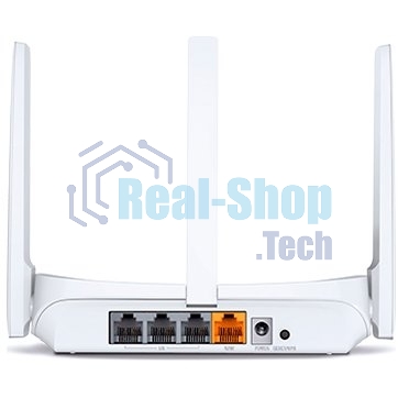 Маршрутизатор Mercusys MW305R Wi-Fi роутер 300 Мбит/с 2,4 ГГц, 1 порт WAN 10/100 Мбит/с + 4 порта LAN 10/100 Мбит/с, 2 фиксированные антенны