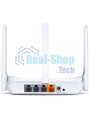 Маршрутизатор Mercusys MW305R Wi-Fi роутер 300 Мбит/с 2,4 ГГц, 1 порт WAN 10/100 Мбит/с + 4 порта LAN 10/100 Мбит/с, 2 фиксированные антенны