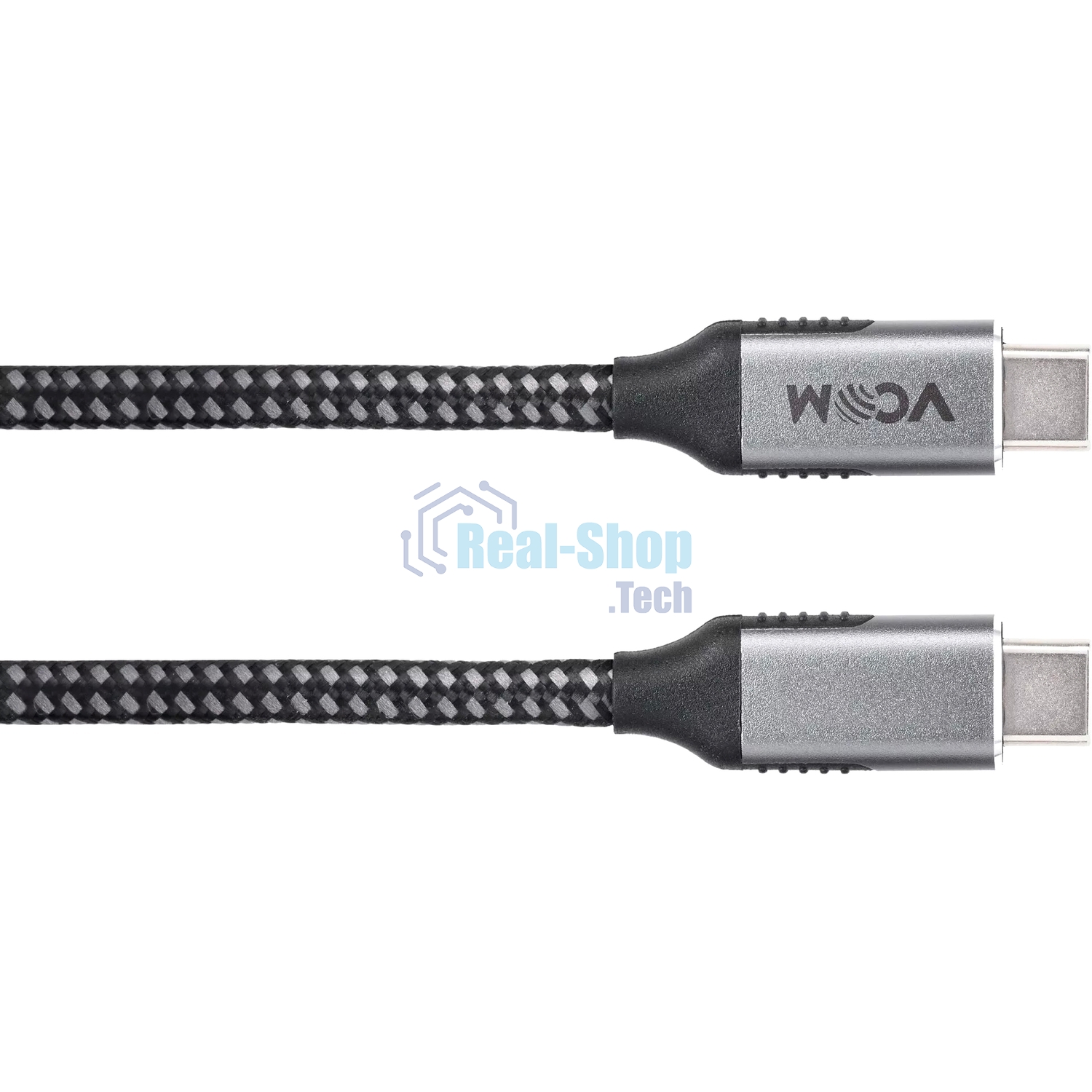 Кабель VCOM USB3.2 Gen2X2, CM->CM, 20Gbs, 100WT, 4KX60Hz, All shell, 1,5 м