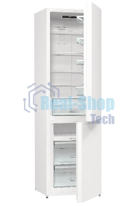 Холодильник Gorenje NRK6201PW4 белый двухкамерный 235/96л морозилка снизу