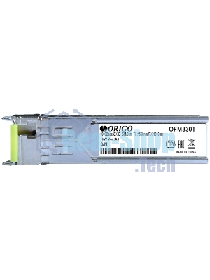Трансивер ORIGO OFM330T/10KM WDM SFP Transceiver, 1000Base-BX-D, Simplex LC, TX: 1550nm, RX: 1310nm, Single-mode, 10KM