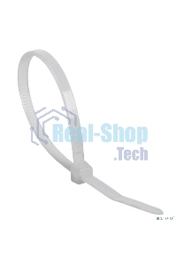 Хомут-стяжка нейлоновая многоразовая Rexant 200x7,5 мм, белая, упаковка 100 шт.