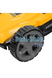 Портативная аккумуляторная газонокосилка Denzel CLM-22, Li-ion, 20В, 220 мм