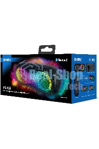Портативная акустика Sven PS-165, черный (16 Вт, Waterproof (IPx6), TWS, Bluetooth, microSD, 3000мА*ч)