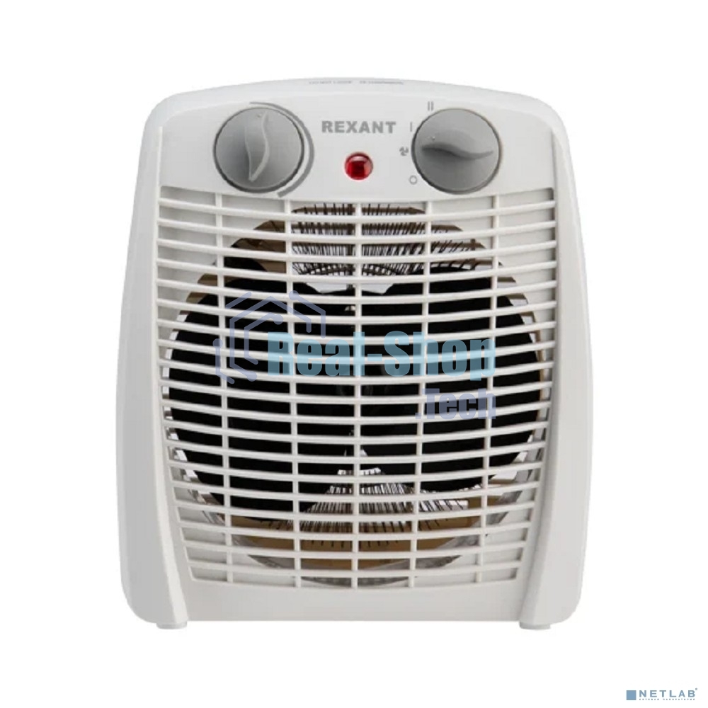 Тепловентилятор Rexant 60-0033, белый, 2000 Вт, 20 м2, термостат