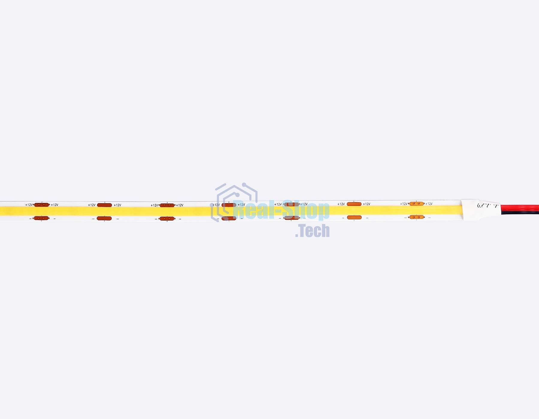 Светодиодная лента Ambrella light GS2601 COB 320Led/ 10W m/ 12V IP20 3000K/ 5000*8*1.54mm (2 конт.)