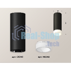 Светильник Ambrella Light XS6343043 SBK/FR черный песок/белый матовый MR16 GU5.3 (C6343, N6248)