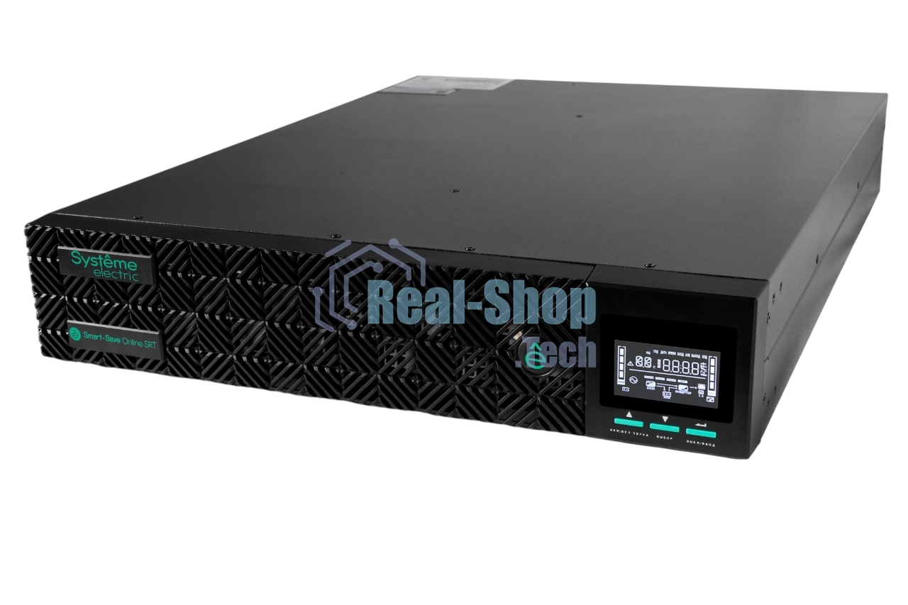 Источник бесперебойного питания Systeme Electric Smart-Save Online SRTSE/1000 ВА/1000 Вт/8x IEC320 C13 + 1 Schuko