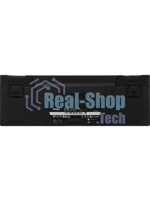 Клавиатура MSI STRIKE Pro W Silent механическая серый/черный USB Multimedia for gamer LED (подставка для запястий) (S11-43RU210-CLA)
