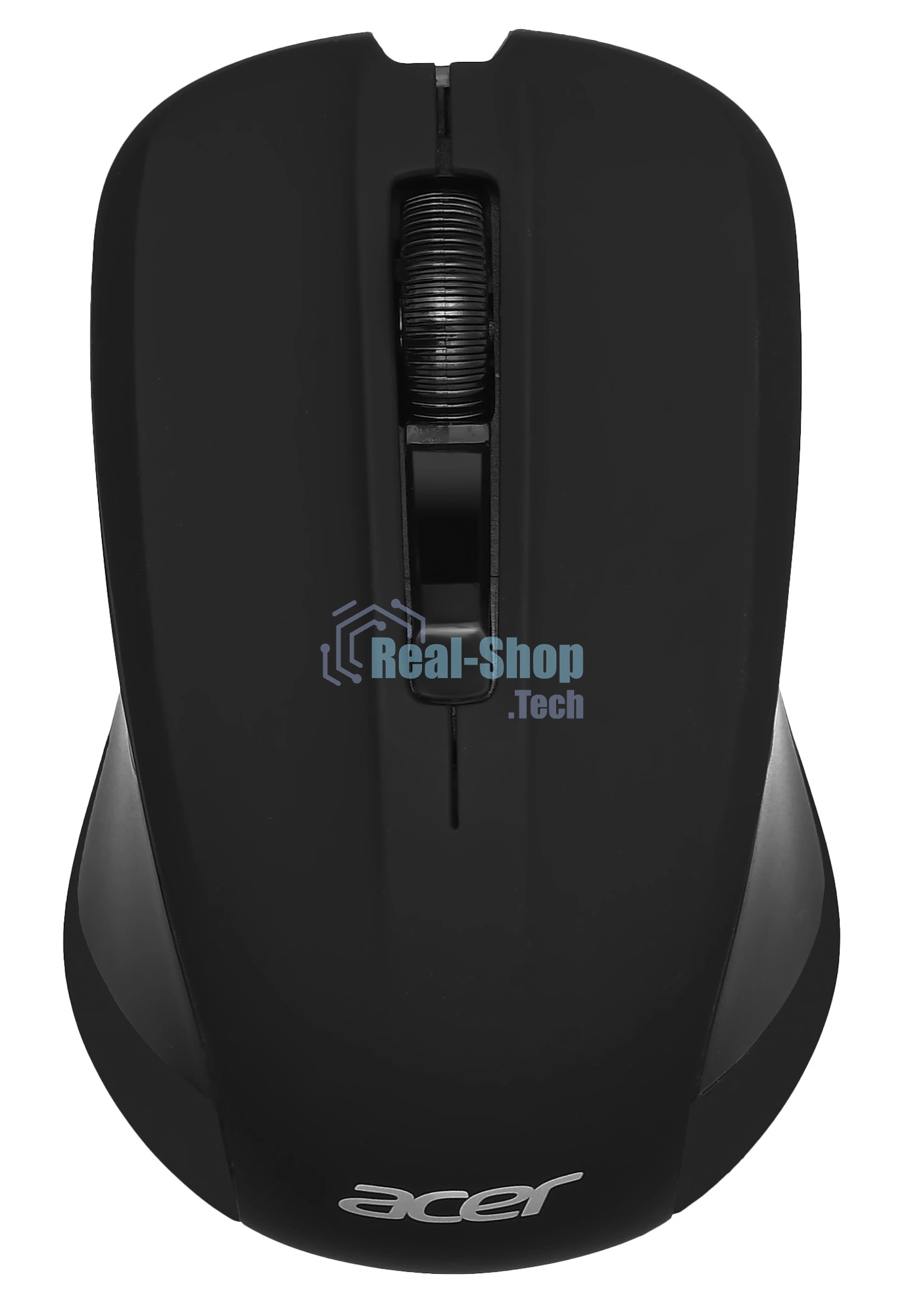 Мышь беспроводная Acer OMR010 черный, 1200 dpi, радиоканал, USB, кнопки - 3