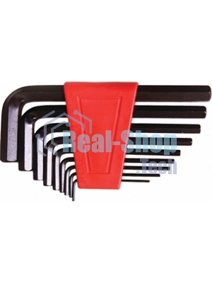 Набор ключей Matrix имбусовых hex 2.0–12мм crv 9 шт, удлиненные