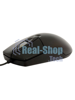 Мышь проводная A4Tech OP-720 черный, 1200 dpi, USB, кнопки - 3