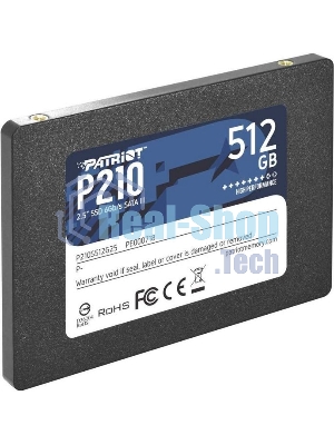 Накопитель SSD Patriot P210, 512Gb, SATA III, 2.5